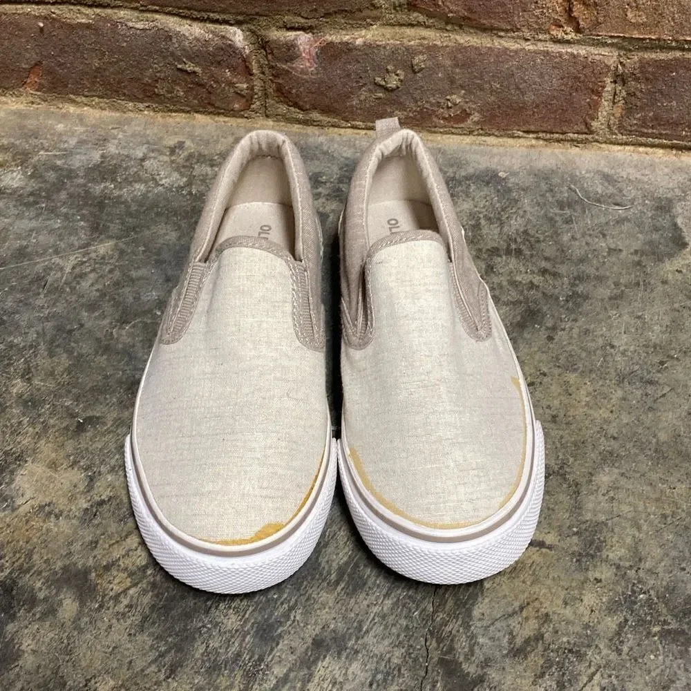 Old Navy Slip On Canvas Sneakers Youth Size 3 NEW